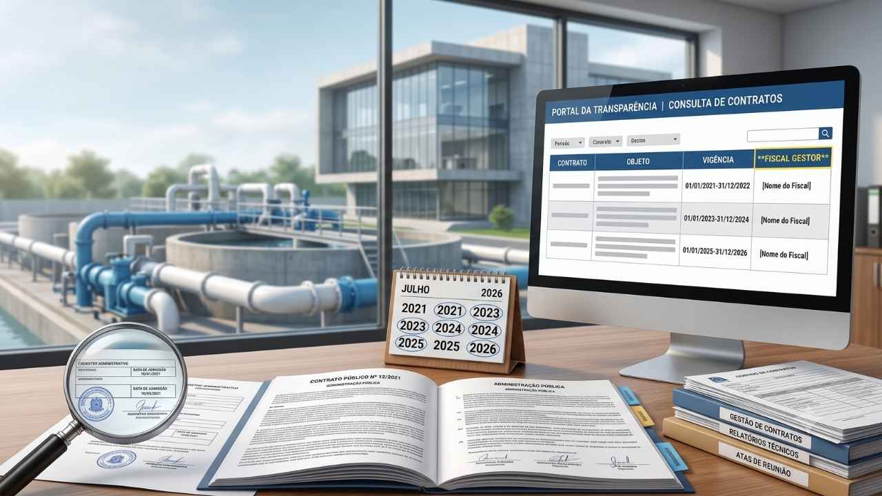 Questionado pelo TCE, registros oficiais mostram quem acompanhou a gestão do contrato da água entre 2021 e 2026